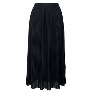 Elegant Black Pleated Skirt